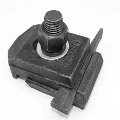 Braçadeiras para trilhos de guindaste