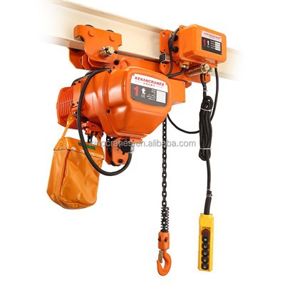 Talha de corrente elétrica de 1 tonelada